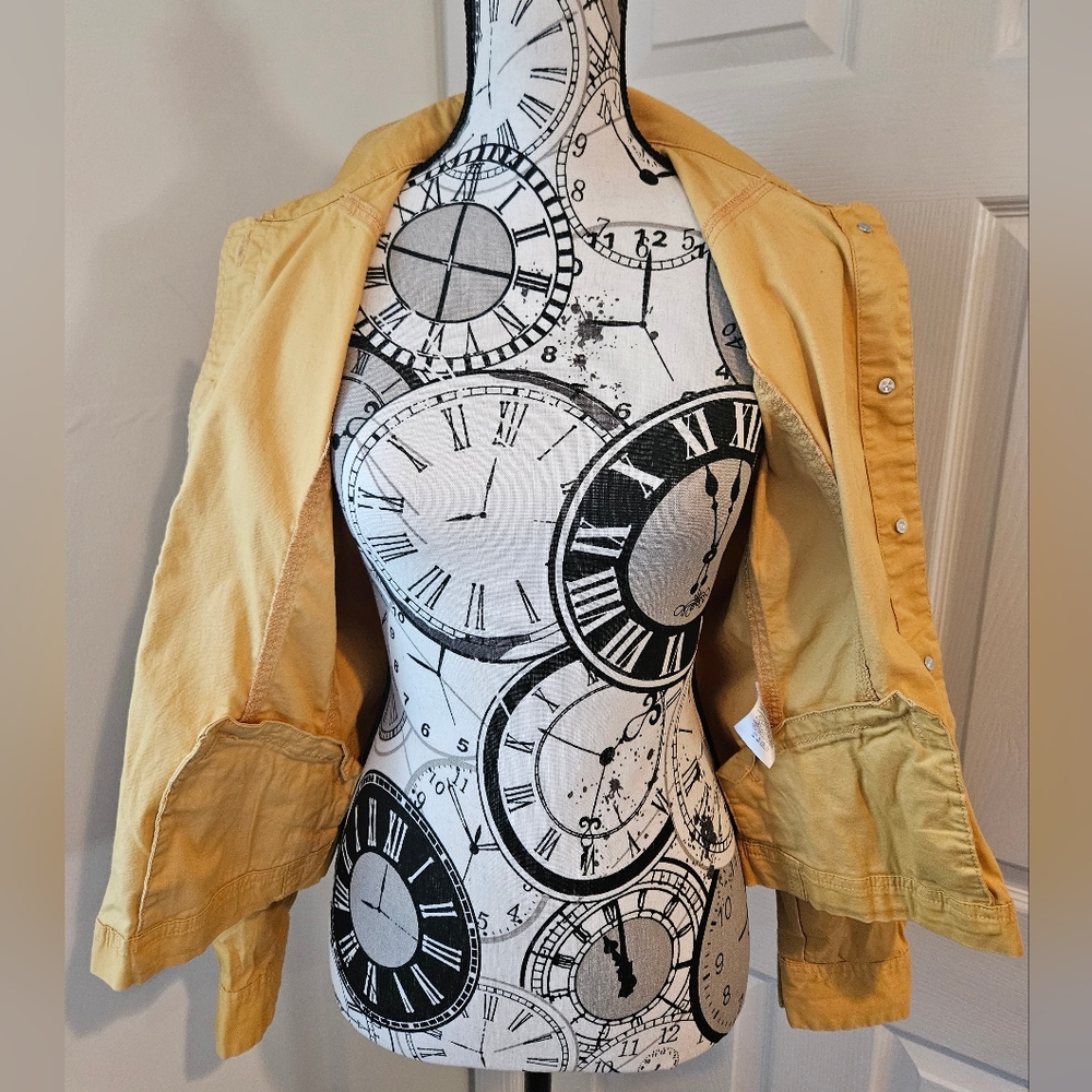 Pendleton Womens Yellow Button-Up Jacket Size Sma… - image 7